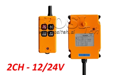 RADIO CONTROLLER 2CH - 12/24V