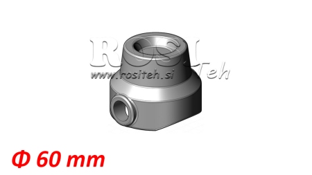 SKLÁPACÍ HLAVA KRABICE Φ 60 HORNÍ