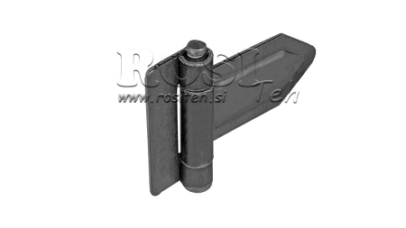 DRIEHOEKIGE AANHANGWAGEN ZIJPANEL HENGEL - GROOT