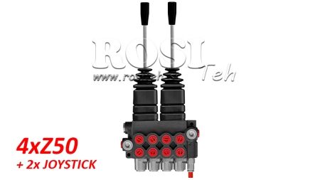 HIDRAULISKAIS VĀRSTS 4XZ50 + 2X JOYSTICK