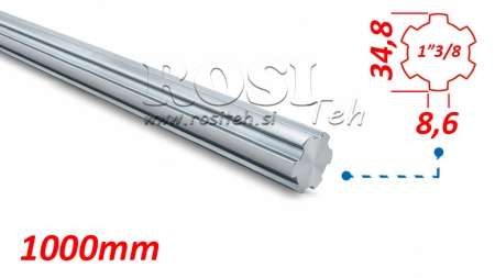 NÁPRAVA PRE KĹBOVÝ HRIADEĽ 1” 3/8 L1000