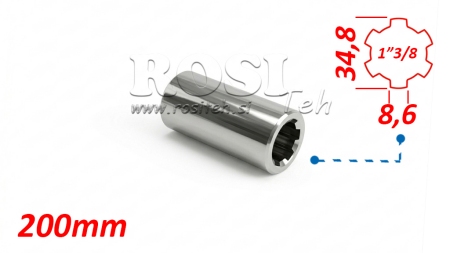 P.T.O. АДАПТЕР БУШ 1”3/8 L=200