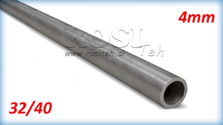 TUBE HONÉ H9 POUR CYLINDRE HYDRAULIQUE 32/40 - 4mm (1000mm)