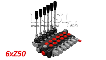 HIDRAULIKUS VEZÉRLŐTÖMB 6xZ50