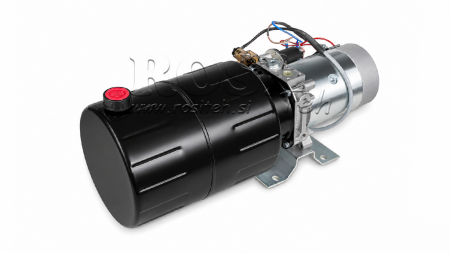 MINI HIDRAULISKĀ EĻĻAS DZESĒTĀJS 24V DC - 2.2kW = 2.1cc - 8 lit - vienfāzes montāža (metāls)