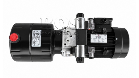 MINI UNIDAD DE POTENCIA HIDRÁULICA 380V AC (1.5 kW) - 5.8 cc - 8.2 lit/min - tanque 6 lit