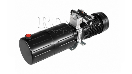 MINI HYDRAULICZNA JEDNOSTKA ZASILAJĄCA 380V AC (2.2 kW) - 8.0 cc - 11.2 lit/min - zbiornik 12 lit