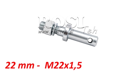 ČAP SPODNÉHO ZÁVESU fi22mm ZÁVIT M22x1,5