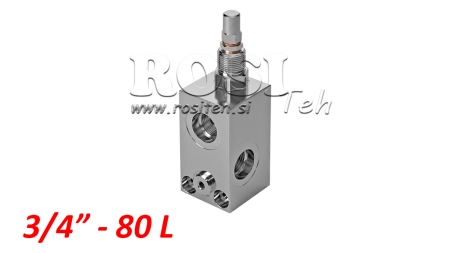 HIDRAULINIS SLĖGIO REGULIATORIUS VMP 3/4 20-260 BAR - 80LIT