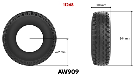 11,5/80-15,3 ANHÄNGERREIFEN AW909 (14 PR)