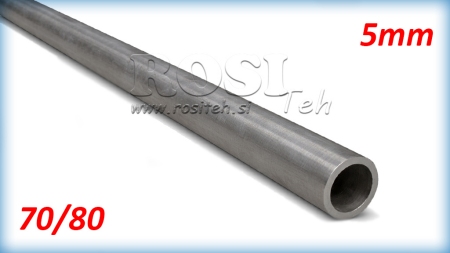 TUBE HONÉ H9 POUR CYLINDRE HYDRAULIQUE 70/80 - 5mm (1000mm)