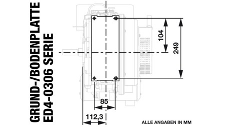 dieselmoottori 306cc-4.5kW-3,600 RPM-E-KW25x63-sähkökäynnistys