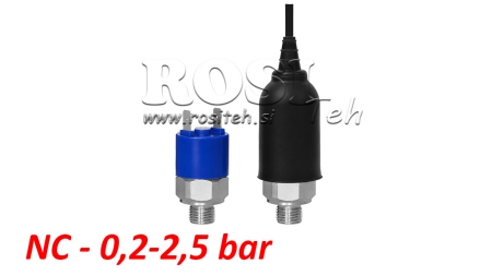 INTERRUPTOR DE PRESIÓN HIDRÁULICA K4 - NC  0.2-2.5 BAR (MÁX. 25BAR)