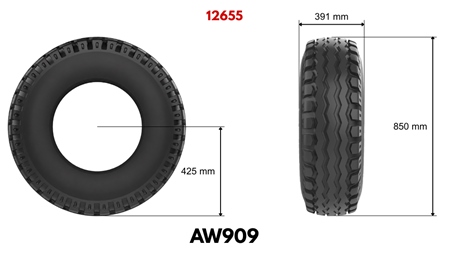 15,0/55-17 GUMI AW909 (14 PR)