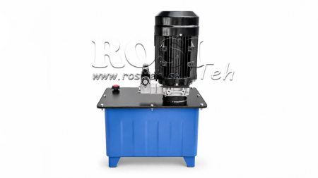 MINI HIDRAULIKUS AGGREGÁTOR 380 V AC (4 kW) - 8 cc - 12 lit/min - tank 40 lit