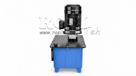 MINI HIDRAULIKUS AGGREGÁTOR 380 V AC (4 kW) - 8 cc - 12 lit/min - tank 40 lit