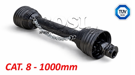 CE GECERTIFICEERDE KARDANAS PROFI LINE CAT.8 LENGTE 1000mm