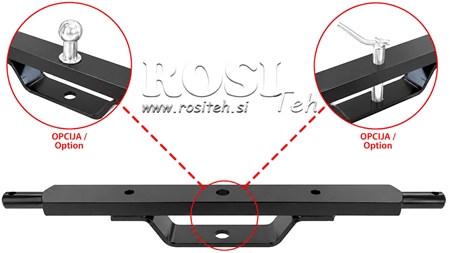 TRAKTOR KERESZTRUD HIDRAULIKA 2 KATÉGORIA KONZOLLAL (L-750 MM) HOSSZU
