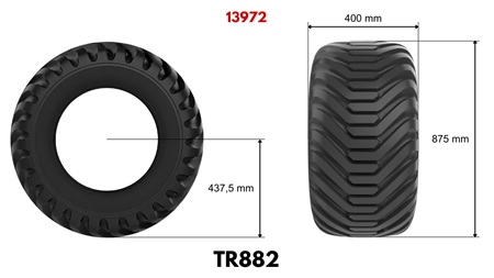 400/60-15,5 GUMI TR 882 16pl ABRONCSAL 13,00X15,5