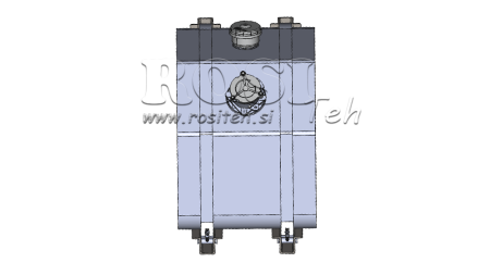 METAL TANK TOP 250 LIT 600X600X800MM