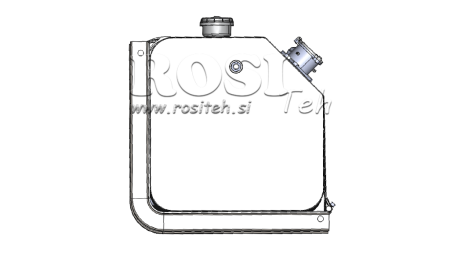METAL TANK TOP 250 LIT 600X600X800MM