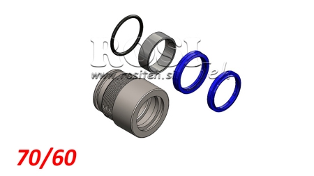 SET TESNIL ZA HIDRAVLIČNI CILINDER MONO 70/60