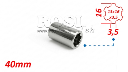 KARDÁN ADAPTER PERSELY 13x16x3,5 (6 BORDÁS) (40 mm)