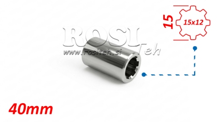 KARDÁN ADAPTER PERSELY 15x12 (8 BORDÁS) (40 mm)