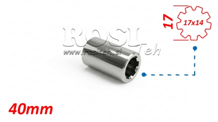 KARDÁN ADAPTER PERSELY 17x14 (9 BORDÁS) (40 mm)