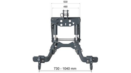 UNIVERZÁLIS FRONT HIDRAULIKA FLEX 2KAT TRAKTORHOZ 1500kg
