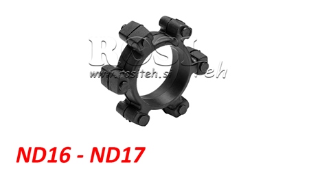 CSILLAGKUPLUNG GUMIBETÉTHEZ ND16-ND17 (74mm)