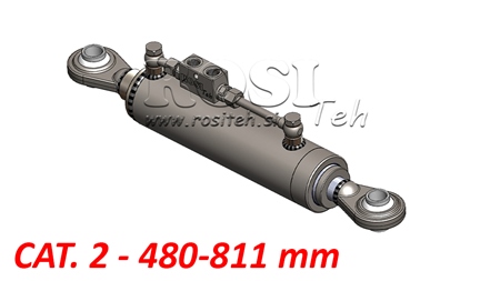 TELESZKÓPOS HIDRAULIKUS FÜGGESZTŐKAR STANDARD - CAT. 2 (45-95 HP) - 480-811 mm (25,4/25,4 mm)