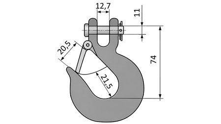 HOROG BIZTONSÁGI RETESSZEL - 2000 KG