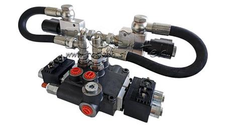 ZAWÓR HYDRAULICZNY 2xZ80 12V DC Z FUNKCJĄ UNOSZENIA