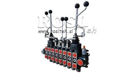 HYDRAULISK VENTIL HIAB 8xPC70   2X EURO JOYSTICK 3 POS
