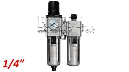 PNEUMATISCHE VOORBEREIDINGSEENHEID 200 G1/4 40µ 0-10b