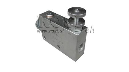 PRIORITÁS SZELEP VPR3 1/2 nyitott vonal