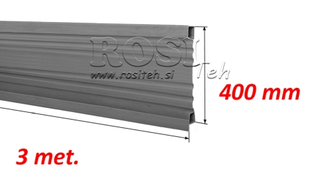 BILLENŐ PÓTKOCSI OLDAL 3 MÉT. - MAGASSÁG 400 mm