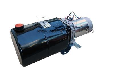 AGREGADO HIDRÁULICO MINI 24V CC - 2.2kW = 2.1cc - 8 lit - ensamblaje de dirección única (metal)