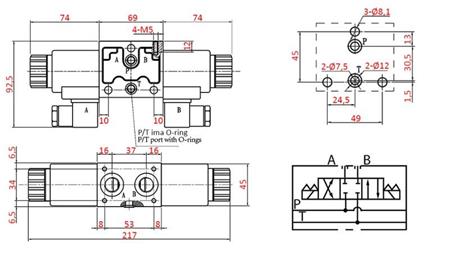 HYDRAULICZNY ZAWÓR ELEKTROMAGNETYCZNY ZESPOŁU YEAT 12V N1