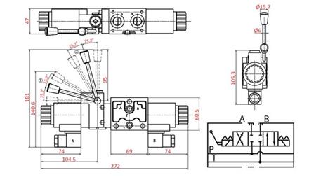 HYDRAULICKÝ MANUÁLNÍ A ELEKTROMAGNETICKÝ VENTIL YEAT-SOUČÁST 12V N1