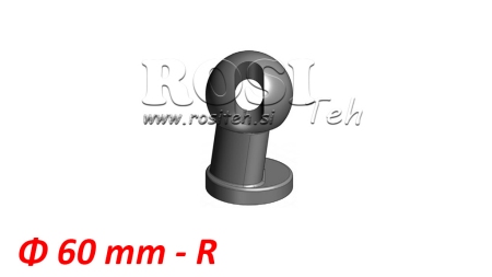 BOLA DE VOLQUETE DE LA CAJA Φ 60 TRASERA DERECHA
