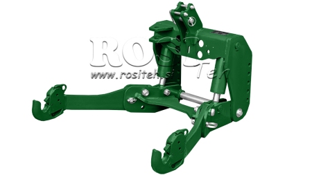 ELEVADOR FRONTAL UNIVERSAL PARA TRACTOR CAT. 2 1500KG - VERDE (RAL 6001)