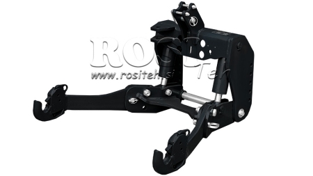 UNIVERZÁLIS FRONT HIDRAULIKA 2KAT TRAKTORHOZ 1500kg FEKETE (RAL 9005)