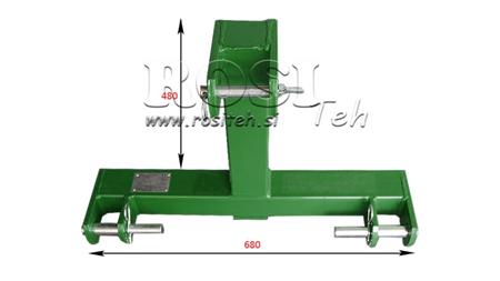 TOWING HOOK FOR THREE-POINT HITCH CAT.1