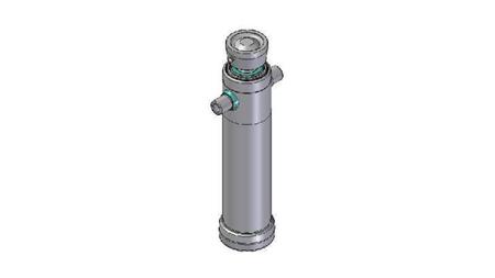 4026S - TELESCOPIC CYLINDER STANDARD/BALL 2 STAGES STROKE 895 DIAMETER 124