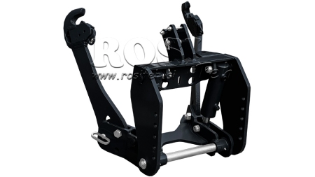 UNIVERZÁLIS FRONT HIDRAULIKA 2KAT TRAKTORHOZ 1500kg FEKETE (RAL 9005)