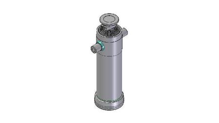 6010S -TELESCOPISK CYLINDER STANDARD/BOLL 6 STEG SLAG 2257 DIAMETER 152