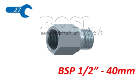 PAGARINĀTAIS HIDRAULISKAIS ADAPTERIS VĪRIETE-SIEVIETE 1/2