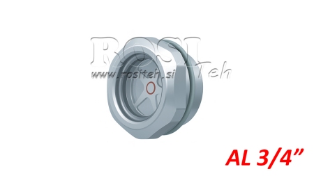 HYDRAULISCHE OLIENIVEAU-INDICATOR MET POINT AL 3/4